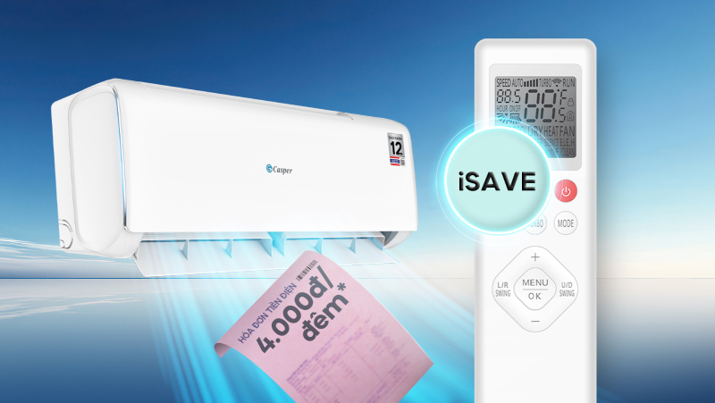 Chế độ iSave tiết kiệm điện hiệu quả