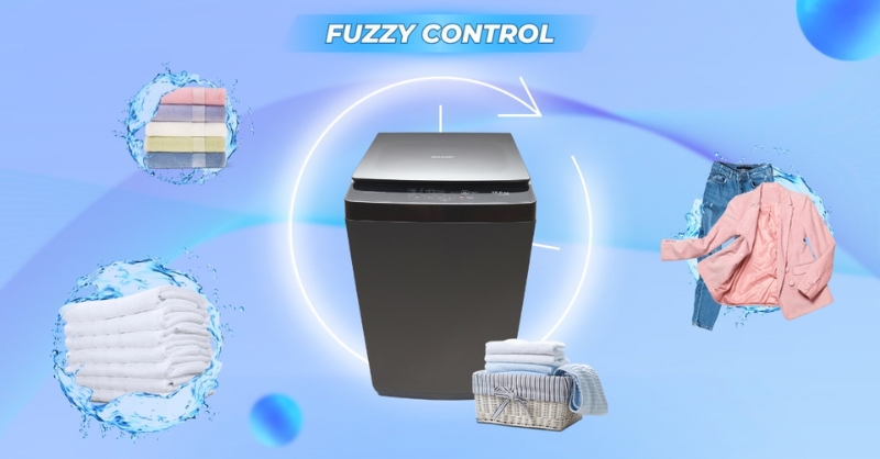 Công nghệ Fuzzy Logic trên máy giặt Sharp