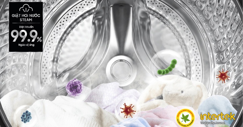 Công nghệ Hygiene Steam trên máy giặt Samsung