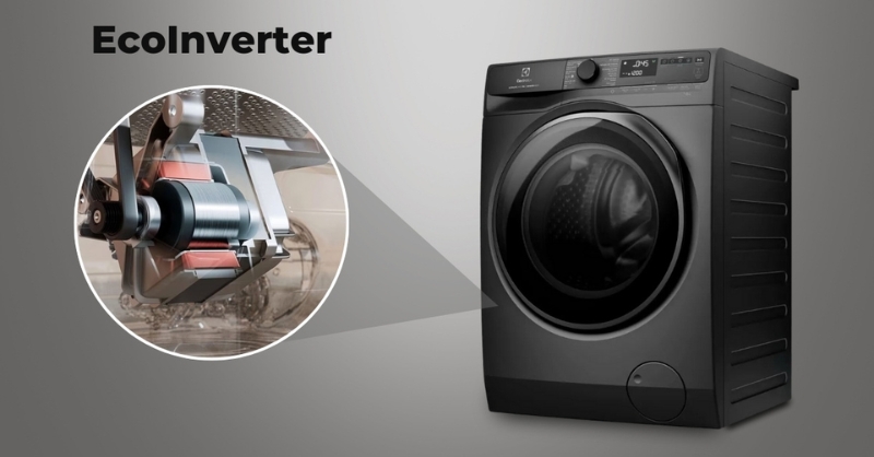 Động cơ EcoInverter tiết kiệm điện hiệu quả, vận hành êm ái