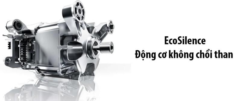 Động cơ EcoSilence Drive không chổi than bền bỉ, giảm rung ồn đến mức tối đa