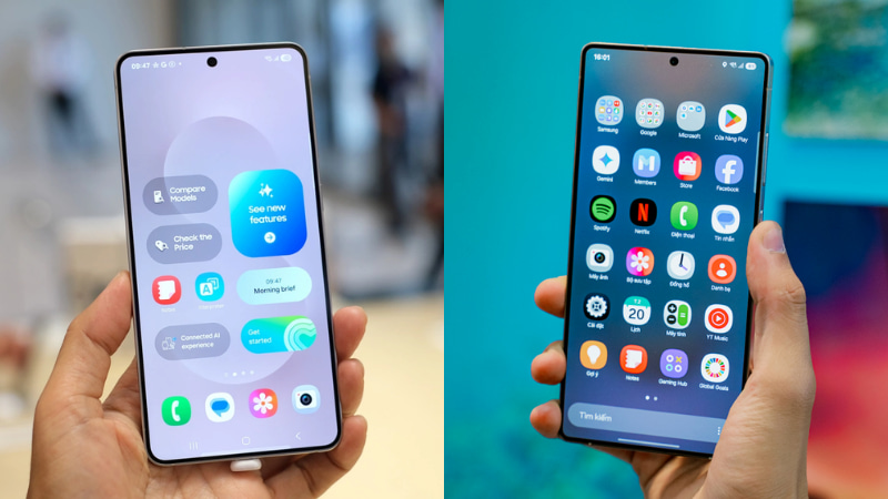 Galaxy S25 Ultra sở hữu kích thước màn hình lớn hơn Galaxy S25 Edge