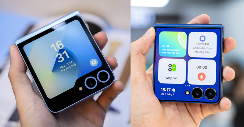 Galaxy Z Flip7 duy trì hoạt động lâu hơn