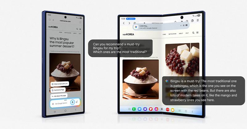 Trải nghiệm tính năng AI trên Galaxy Z Fold7