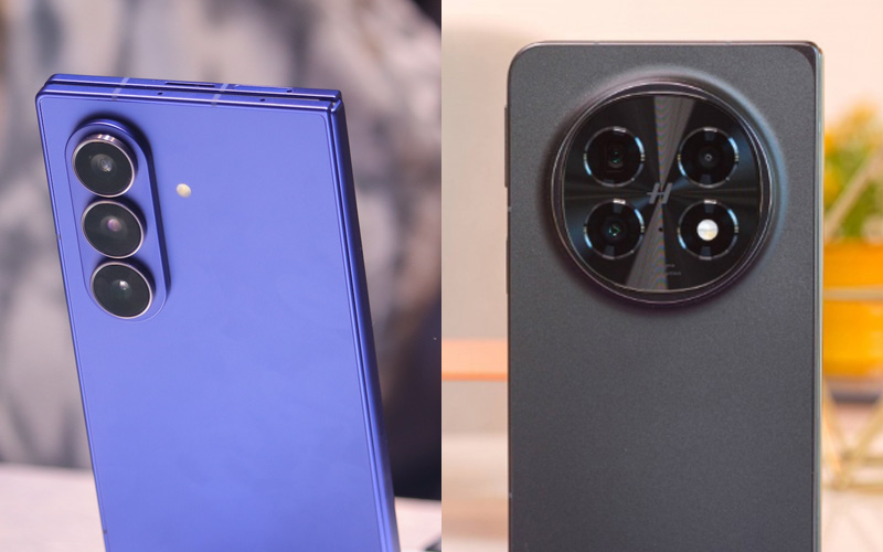 So sánh Galaxy Z Fold7 và OPPO Find N5 về cụm camera