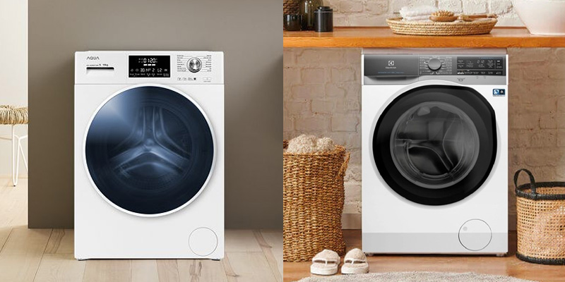 Máy giặt Aqua và máy giặt Electrolux có giá như thế nào