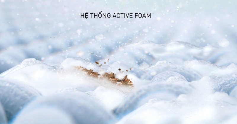 Hệ thống ActiveFoam trên máy giặt Panasonic