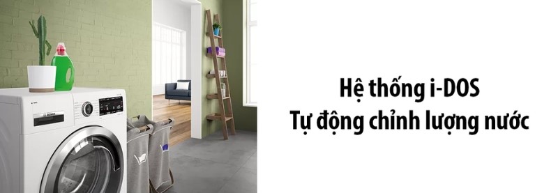 Hệ thống i-DOS tự động chỉnh lượng nước