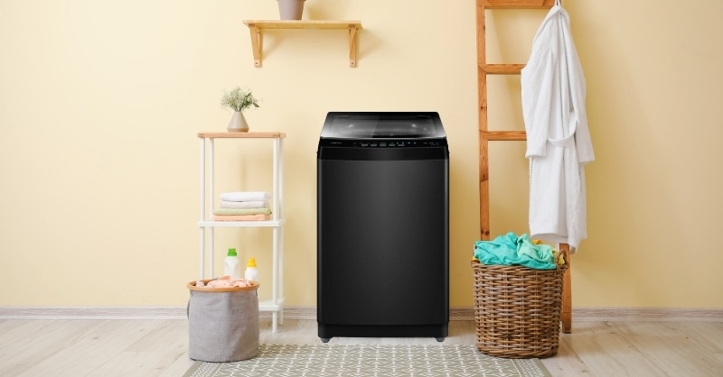 Máy giặt Aqua thiết kế nhỏ gọn, hiện đại