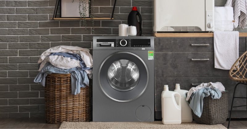 Máy giặt Bosch thiết kế theo phong cách châu Âu
