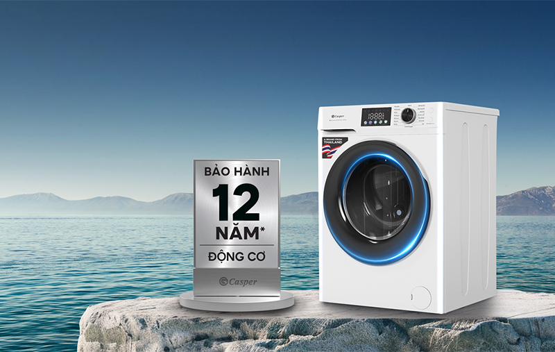 Máy giặt Casper có chính sách bảo hành động cơ lên đến 20 năm
