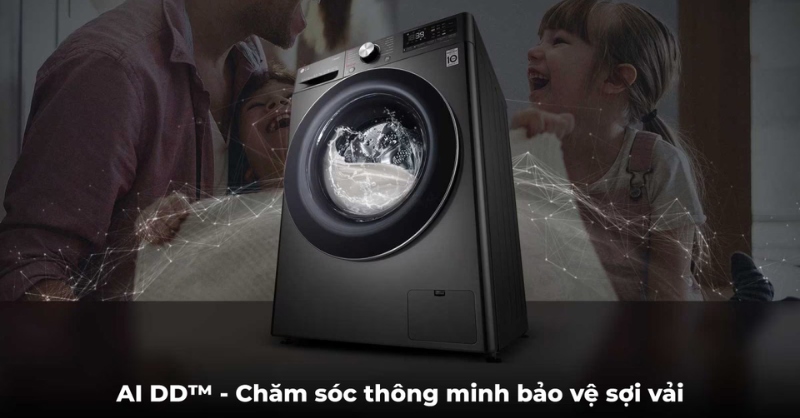 Máy giặt LG có công nghệ AI DD