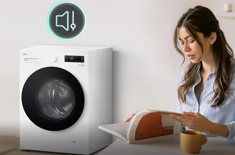 Máy giặt LG có khả năng vận hành êm ái