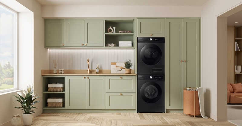 Máy giặt Samsung Bespoke hiện đại, sang trọng