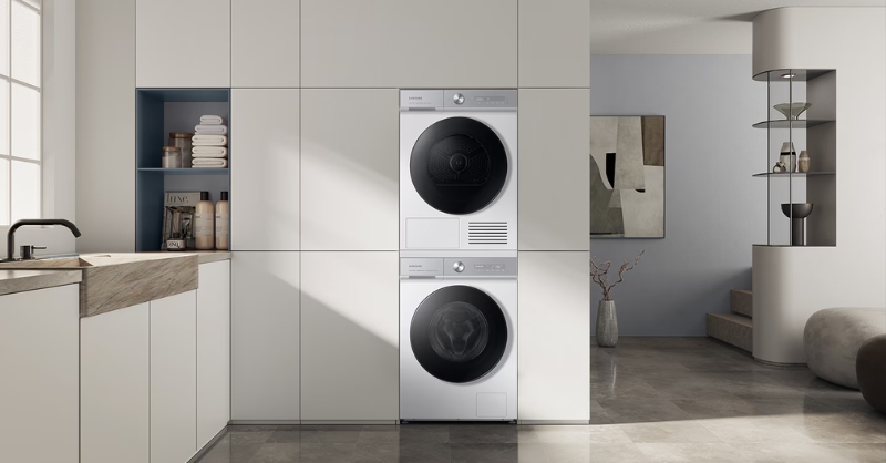 Máy giặt Samsung dễ dàng phù hợp với nhiều kiểu không gian nội thất