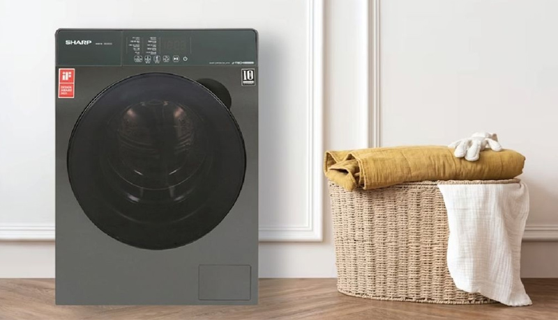 Máy giặt Sharp tiết kiệm điện nước và vận hành êm ái