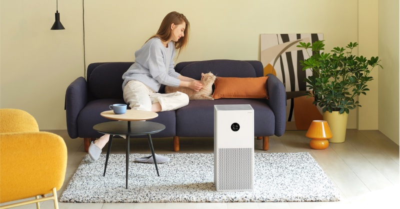 Máy lọc không khí Xiaomi có thiết kế tối giản