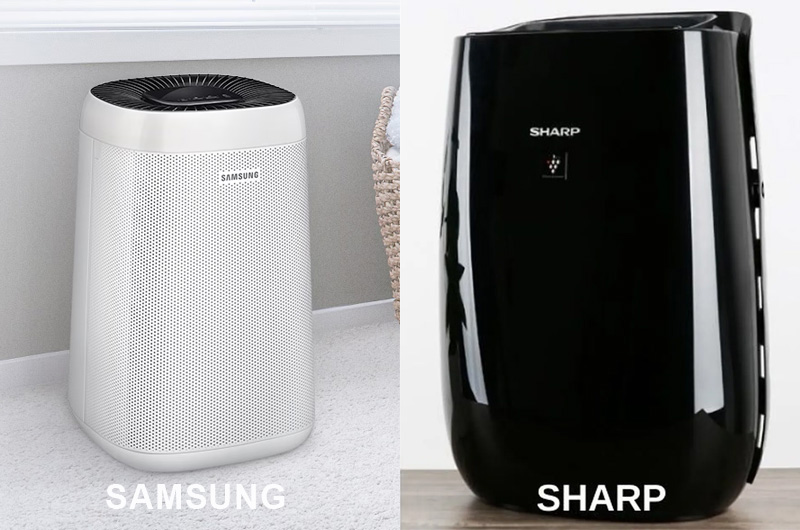 Tùy thuộc vào nhu cầu mà lựa chọn máy lọc không khí Samsung hay Sharp