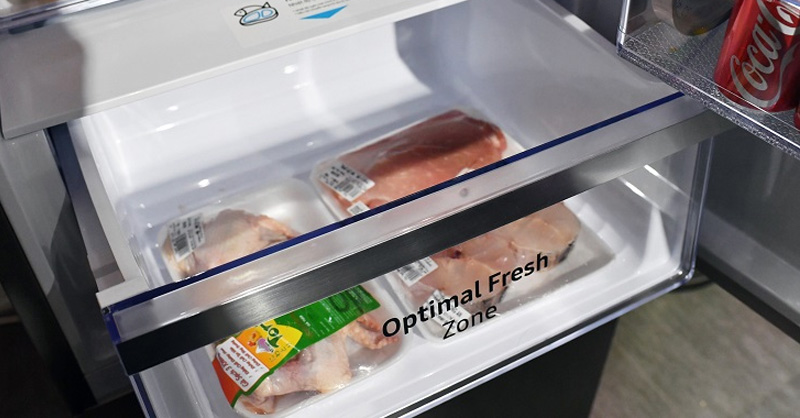 Ngăn đông mềm Optimal Fresh Zone tiết kiệm thời gian rã đông 