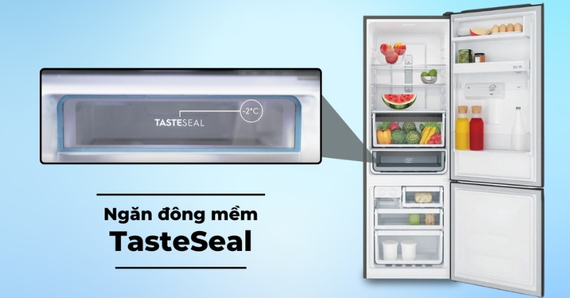 Ngăn đông mềm TasteSeal giữ cho thực phẩm tươi ngon dài lâu