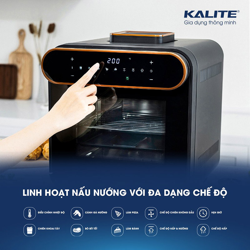 Nồi chiên hơi nước với đa dạng chế độ