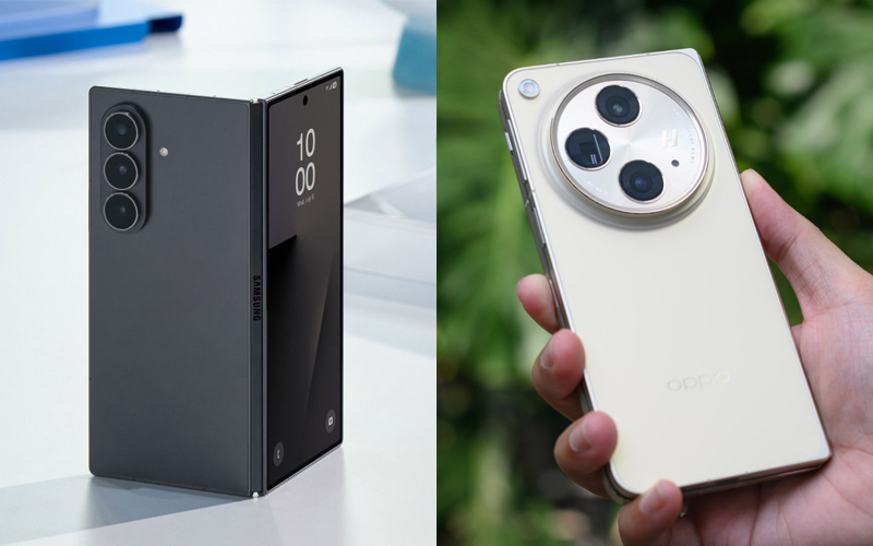 Galaxy Z Fold7 vs OPPO Find N5 sở hữu vẻ ngoài sang trọng