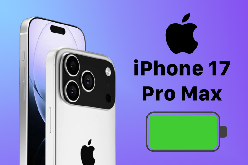 iPhone 17 Pro Max sở hữu pin dung lượng cao, tối ưu hiệu suất