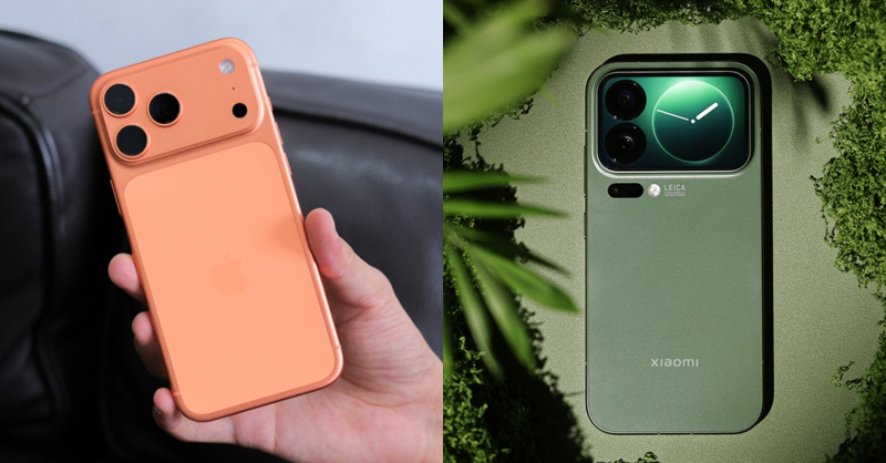 iPhone 17 Pro Max và Xiaomi 17 Pro Max sở hữu thiết kế hiện đại