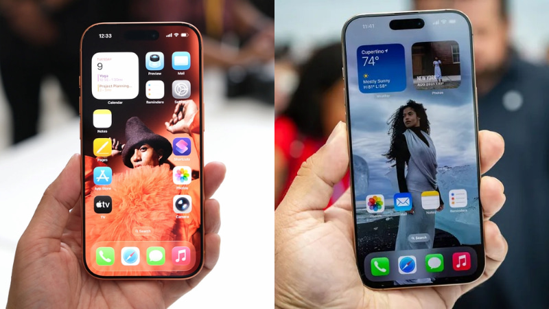 So sánh màn hình iPhone 17 Pro Max và iPhone 16 Pro Max