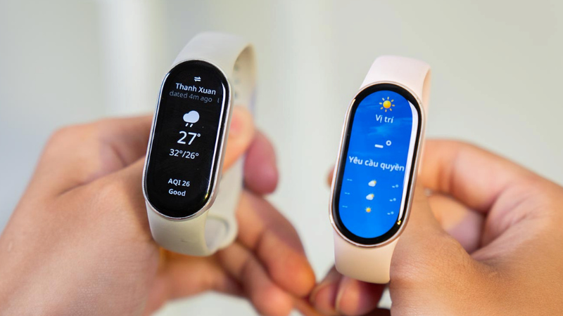 So sánh màn hình Xiaomi Band 10 và Xiaomi Band 9