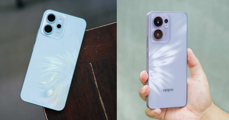 OPPO Reno14 F và OPPO Reno13 F 5G có vẻ ngoài thời thượng 