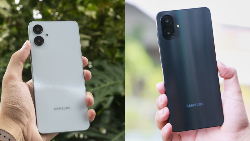 So sánh thiết kế Galaxy A07 và Galaxy A06