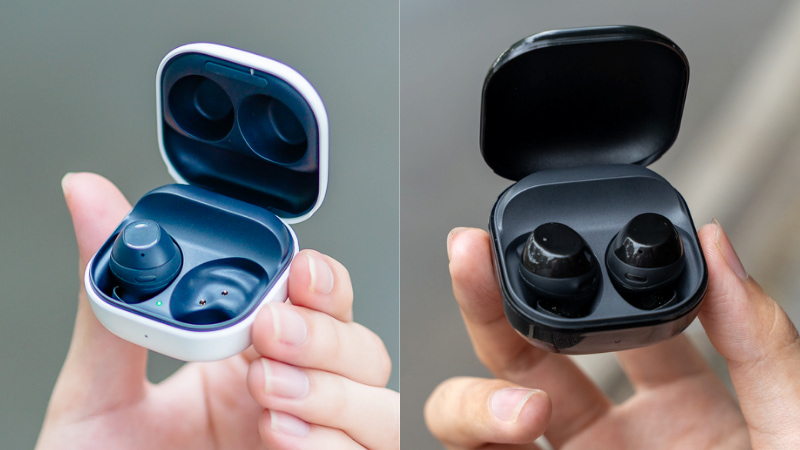 So sánh thiết kế Galaxy Buds Core và Galaxy Buds FE