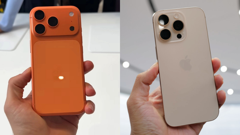 So sánh thiết kế iPhone 17 Pro Max và iPhone 16 Pro Max