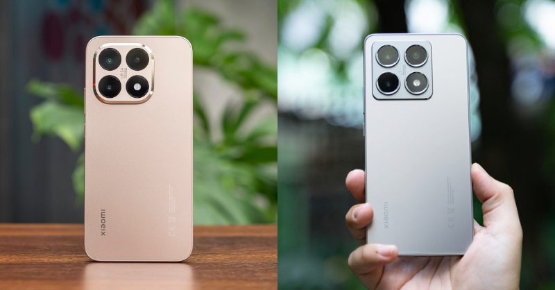 So sánh thiết kế Xiaomi 15T và 14T