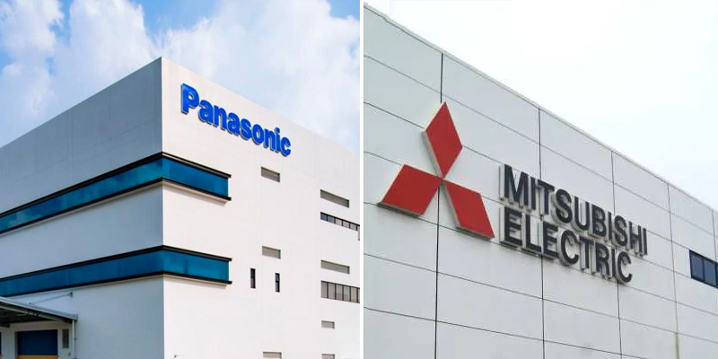 Panasonic và Mitsubishi là hai thương hiệu được yêu thích