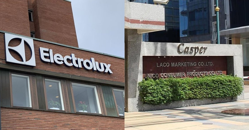 Máy giặt Electrolux và Casper đến từ các thương hiệu uy tín 