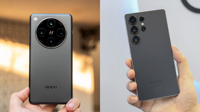 So sánh thiết kế Galaxy S25 Ultra và OPPO Find X8 Pro