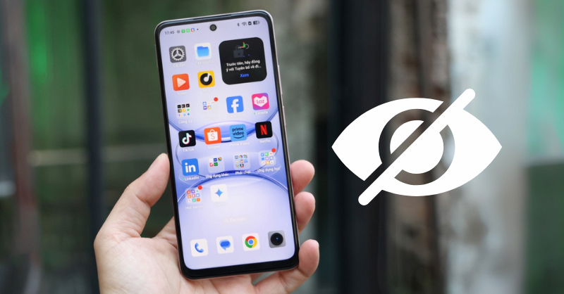Cách ẩn ứng dụng trên Realme