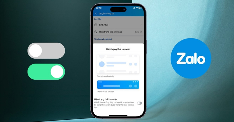 Hướng dẫn bật, tắt trạng thái online trên Zalo
