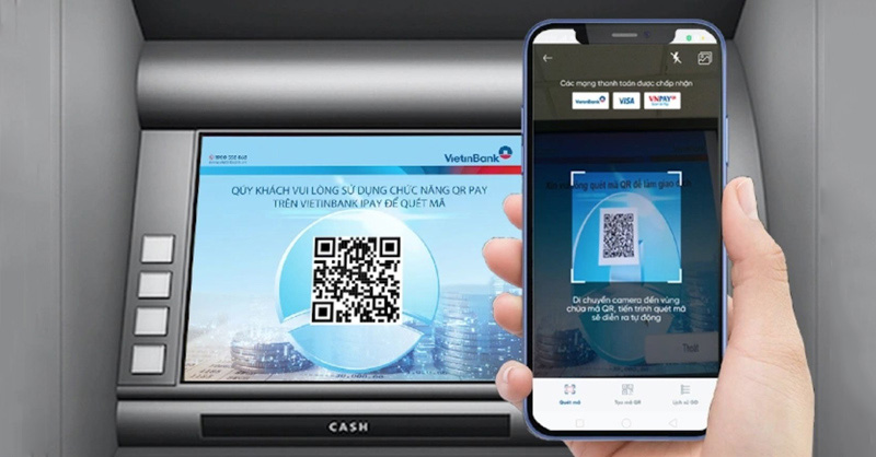 Rút tiền không cần thẻ Vietinbank như thế nào