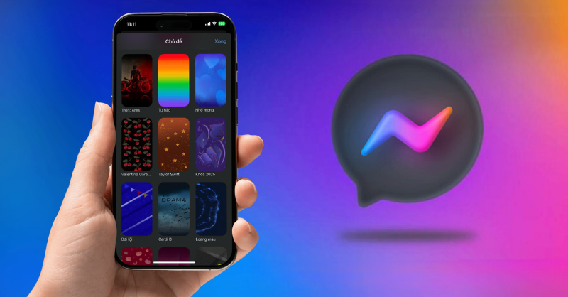 Cách thay đổi hình nền Messenger