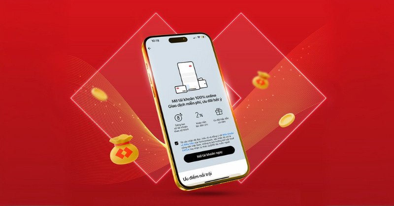 Mở tài khoản Techcombank online