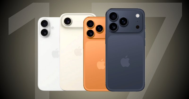 Toàn bộ màu sắc dòng iPhone 17