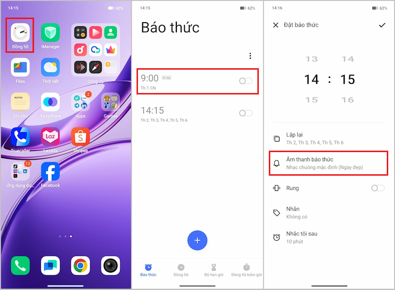 Âm thanh báo thức