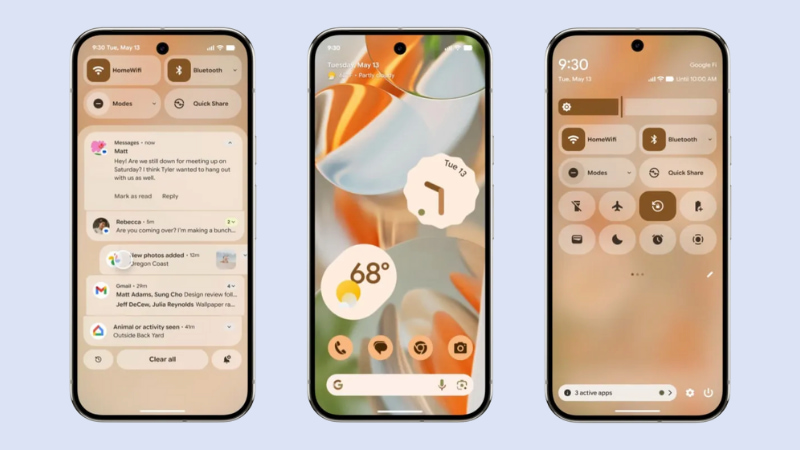 Android 16 với giao diện Material 3 Expressive