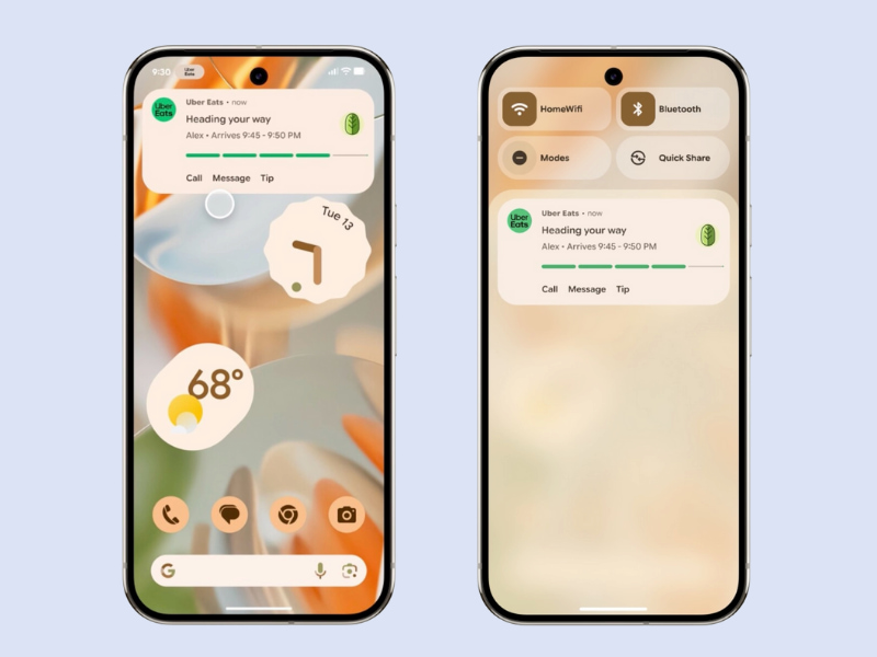 Android 16 với tính năng Live Updates