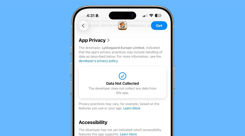Thêm mục Trợ năng trên App Store của iOS 26 Beta 2