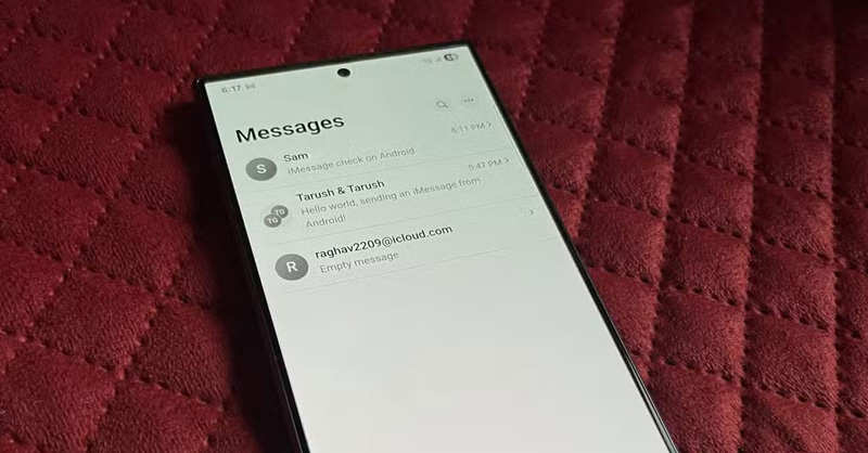 Cách dùng iMessage trên điện thoại Android
