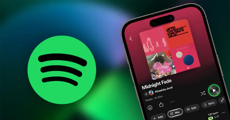 Cách mix nhạc trên Spotify
